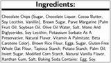 Davids Gluten Free Chocolate Chip Cookie Dough, 1.5 Ounce -- 120 per case.