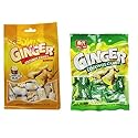 Chun Guang candy, Ginger/Coconut, Bonbon 8.82 Ounce & Ginger Coconut Candy, 5.6 Ounce (Pack of 2)