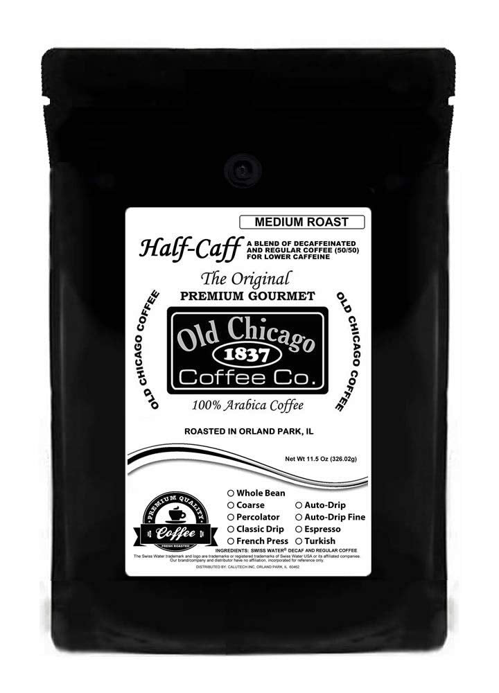 Case of 10 Half-Caff Low Caffeine Coffee, Ground