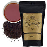 Harney & Sons Chai Loose Leaf Black Tea, Spiced Chai Blend with Cinnamon, Cardamom & Vanilla, 16 oz bag, Brew Masala Chai at Home