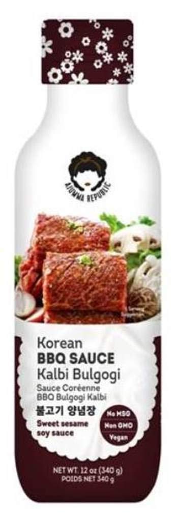 Jayone Korean BBQ Sauce, Bulgogi and Kalbi, 12 Ounce - SET OF 2