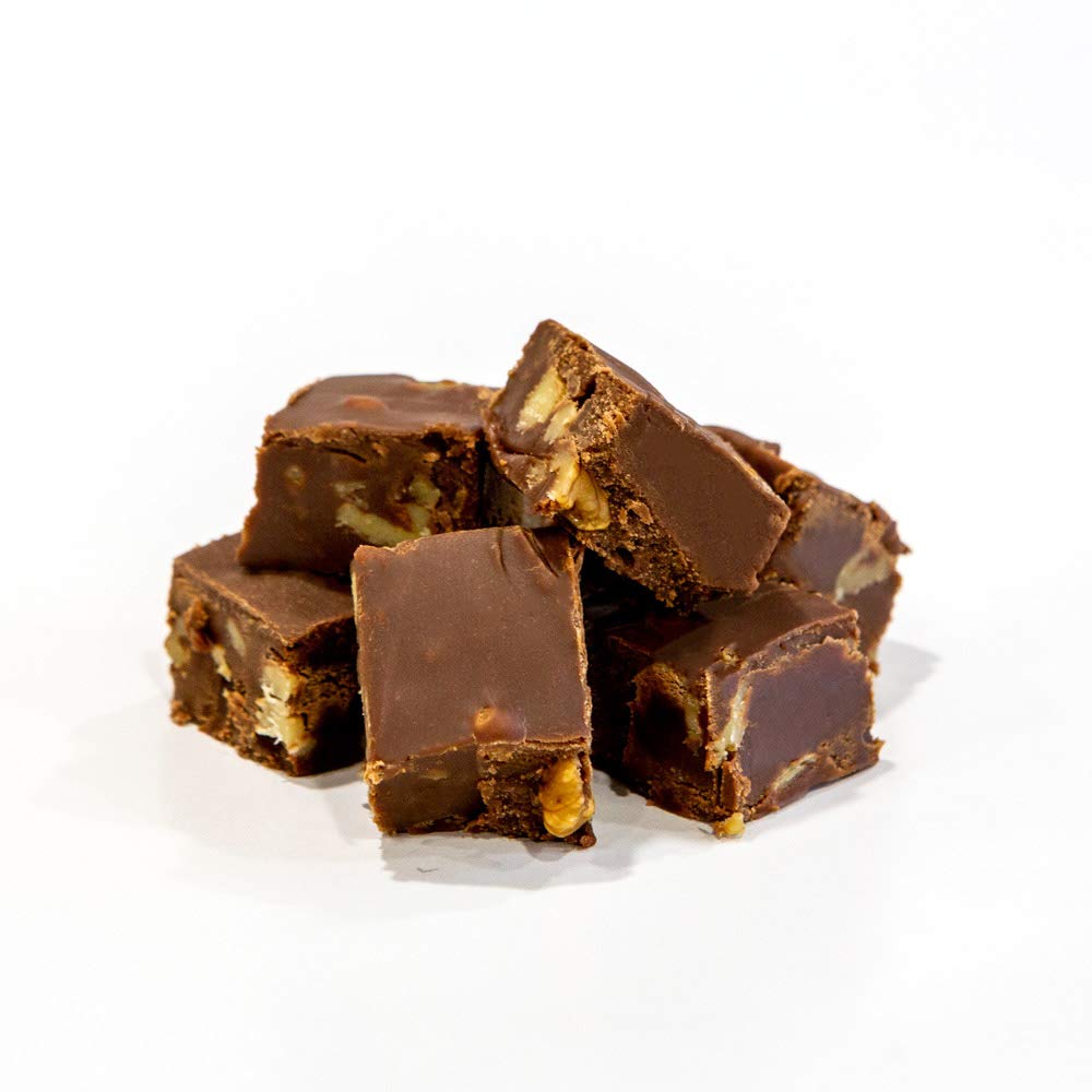 Sitting Pretty Fudge Gift Box, 2 Pounds Fudge (Chocolate Walnut)