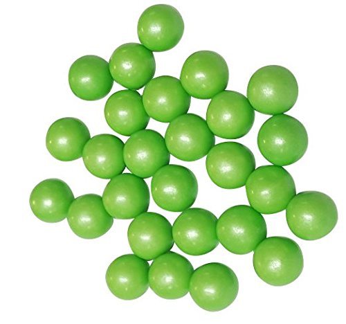 Gumballs Glimmer Green Bubble Gum 2 Pounds 0.5 inch Mini Gumballs