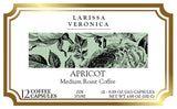 Apricot Medium Roast Coffee (Single Serve K-Cup Pods) (Gourmet, Naturally Flavored, Whole Coffee Beans) (12 pods, ZIN: 571192) - 2 Pack