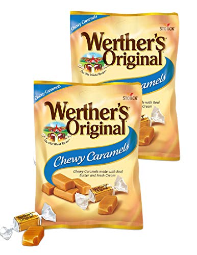 Werthers Original Chewy Caramels 2.4 Oz (Pack of 2)