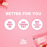 Bites By Sweden Swedish Candy Mix, Gummy Candy, No Trans Fat, No Red-40, No High Fructose Corn Syrup, 3.5oz, 12 Bags (Small, Variety Pack)