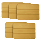 VViViD Gold Vinyl Wrap Squeegee - Nylon-Reinforced Tool for Car Wraps, Window Tint & Decals - (5 Pack)