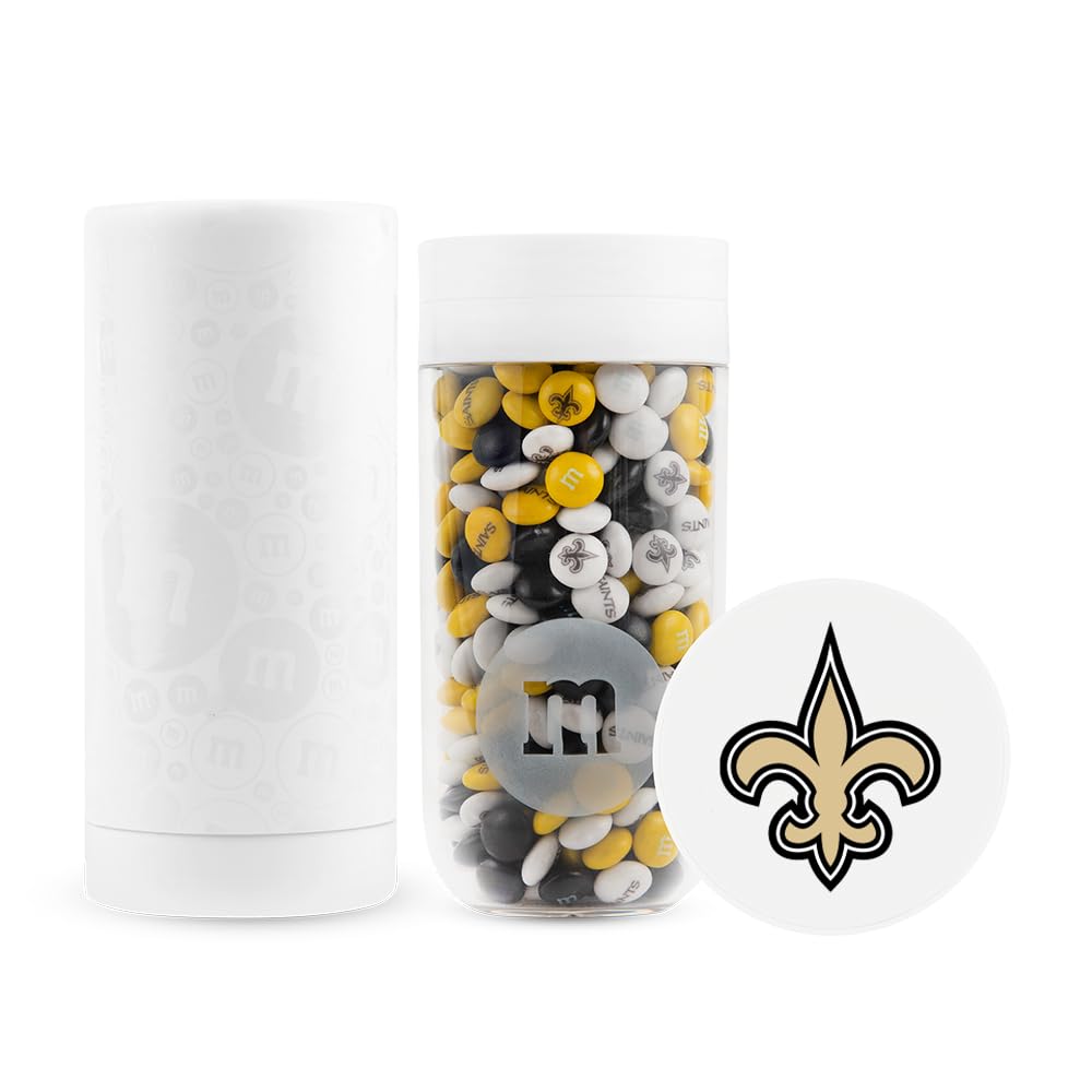 M&M'S NFL New Orleans Saints Milk Chocolate Gift Jar, 12.7 oz