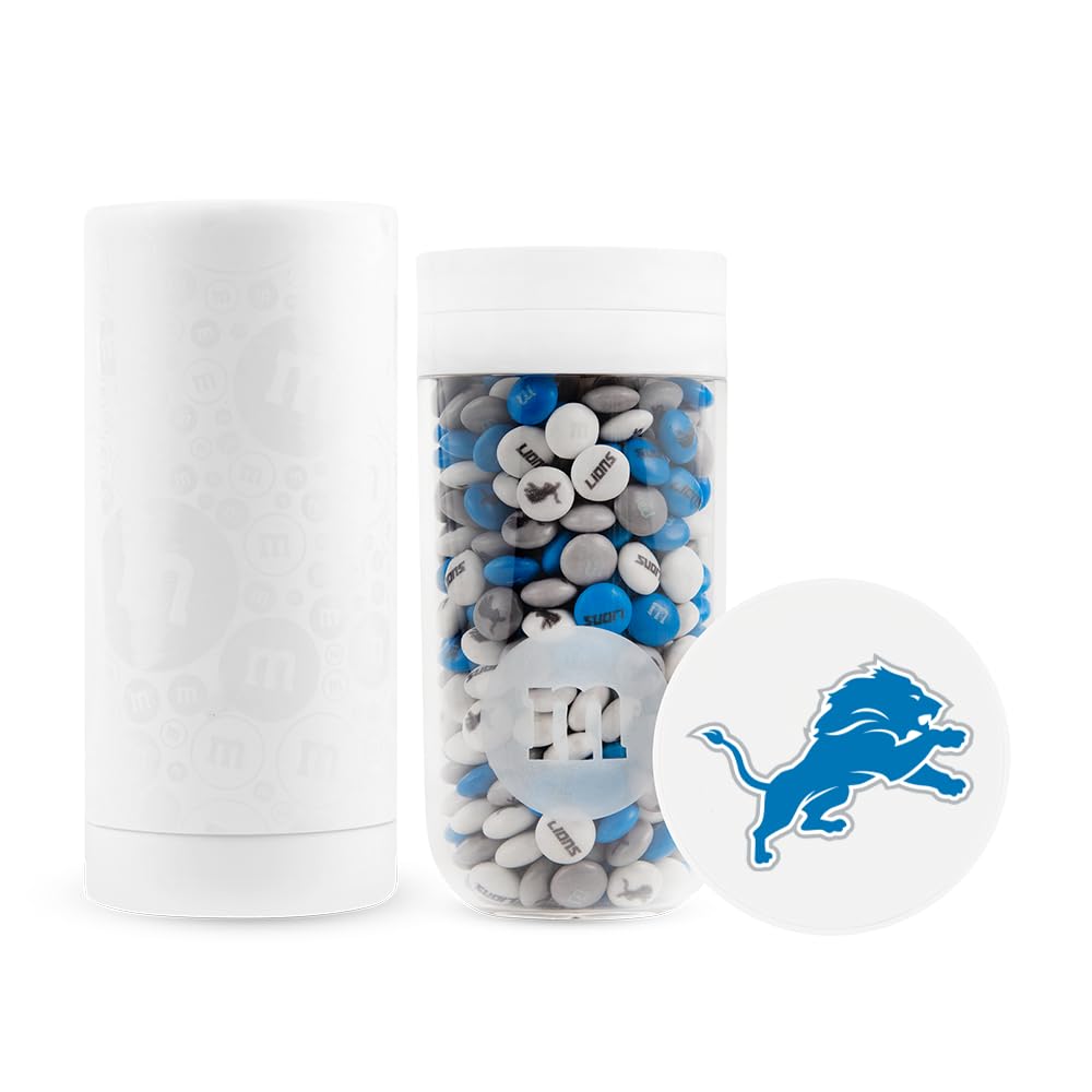 M&M'S NFL Detroit Lions Milk Chocolate Gift Jar, 12.7 oz
