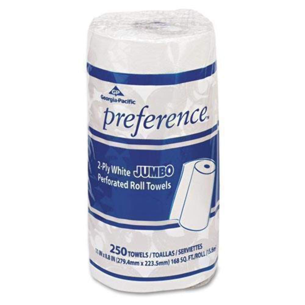 Georgia Pacific® Professional Perforated Paper Towel, 8 4/5 x 11, White, 250/Roll, 12 Rolls/Carton