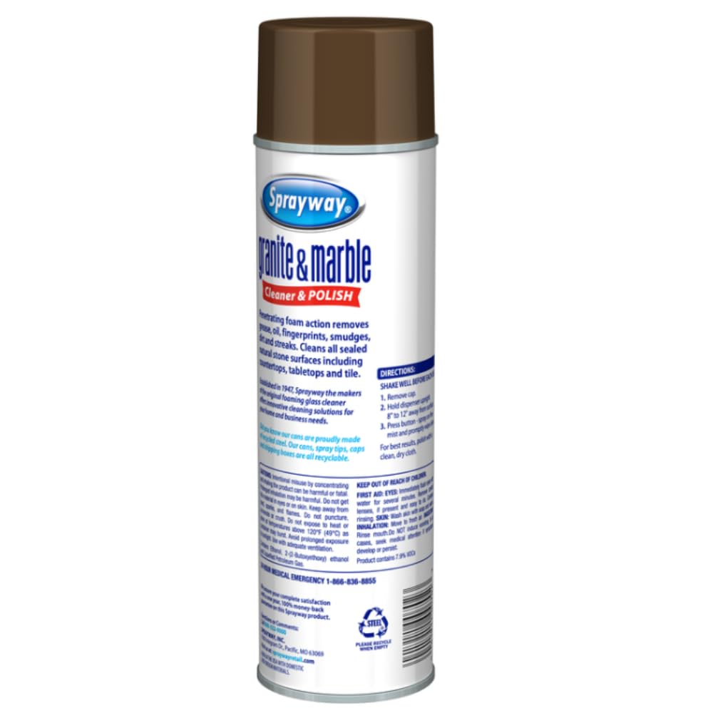 Sprayway Granite and Marble Cleaner 19 oz Spray 2 packs