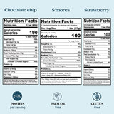 All In Snack Bars Allergen Friendly Variety Pack - S’Mores, Chocolate Chip, & Strawberry - Gluten Free - Organic - Non-GMO - Low Sugar - High Fiber