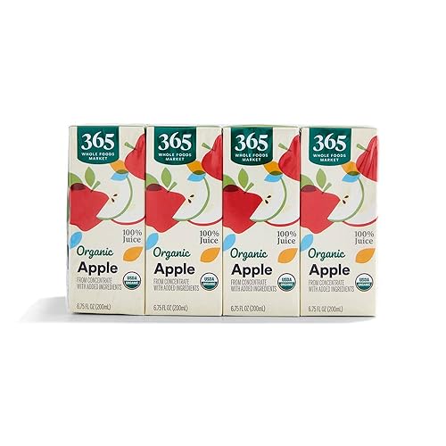 365 by Whole Foods Market Organic Apple Juice Multipack, 6.75 FZ