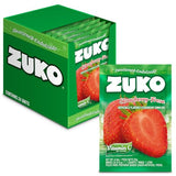 Zuko Instant Beverage Drink Mix, Flavor Strawberry, On the Go Powder, 2 Packs of 24 single Servings (0.9 oz each) 48 Total