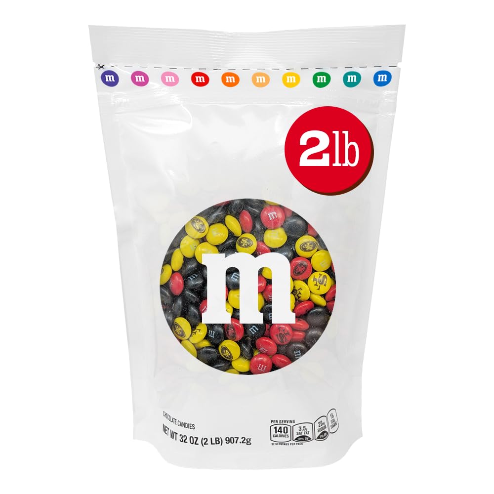M&M'S NFL San Francisco 49ers Milk Chocolate, 2 lb Bulk Bag