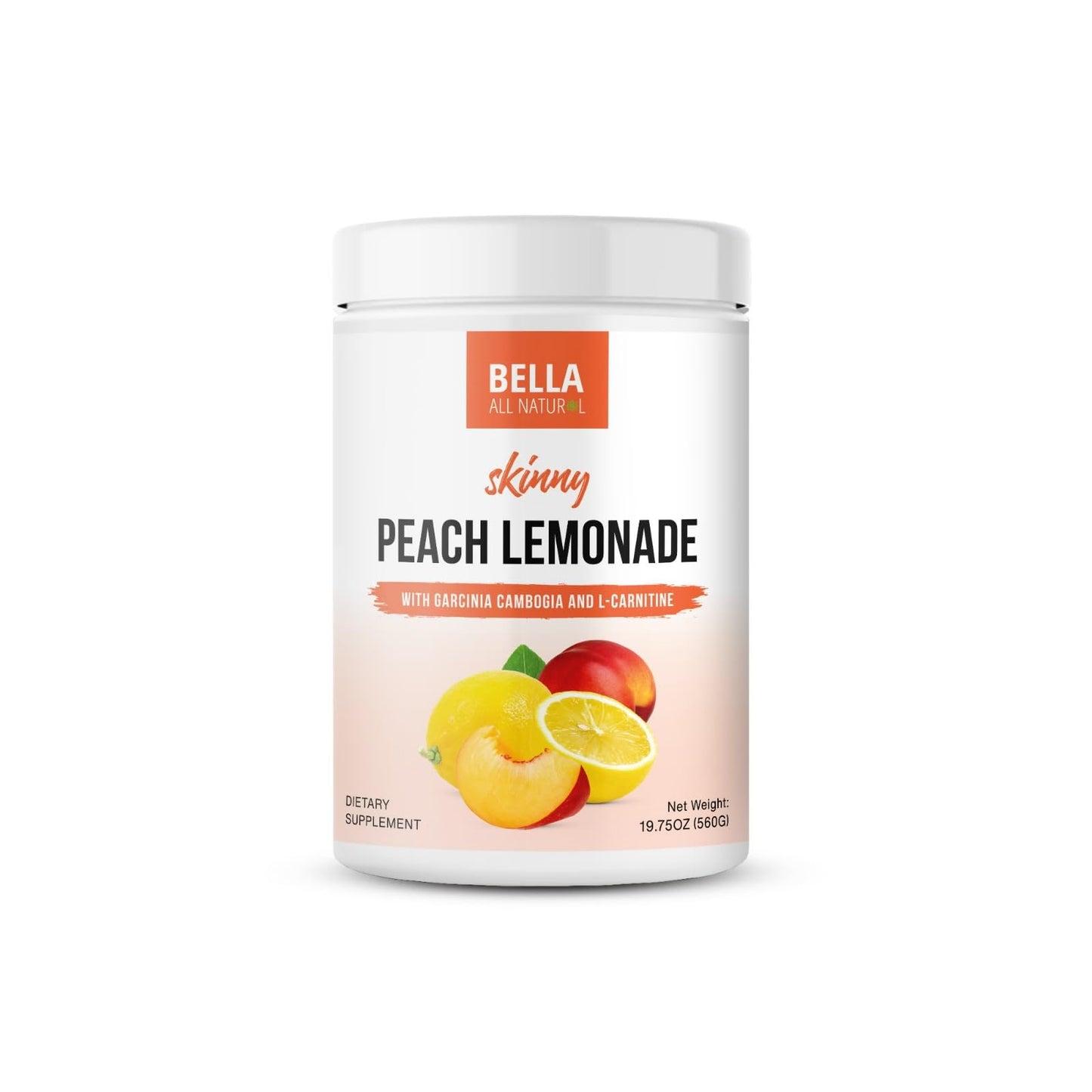 Bella All Natural Skinny Lemonades (19.75 Ounce, Peach)