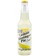 Rocket Fizz Melba's Fixins Lemon Meringue Pie Soda Flavor | Cane Sugar | Craft Soda Pop Drinks | 12 oz in Glass Bottle (Single Bottle)