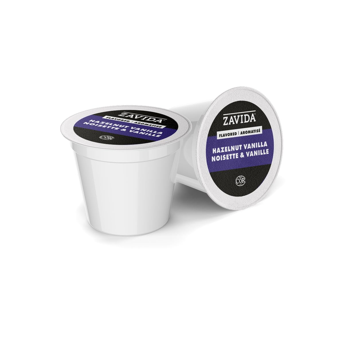 Zavida Coffee Hazelnut Vanilla Single Servce Coffee, Compatible with Keurig K-Cup Brewers, 24-Count