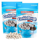 Cookies ‘N Cream Cookie Dough Bites, Dessert Topper, Movie Night Candy, Resealable Bag, 8.5 Ounces (Pack of 2)