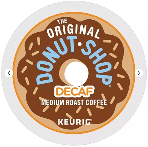 The Original Donut Shop Decaf Coffee K Cups, Medium Roast, Packaging may vary