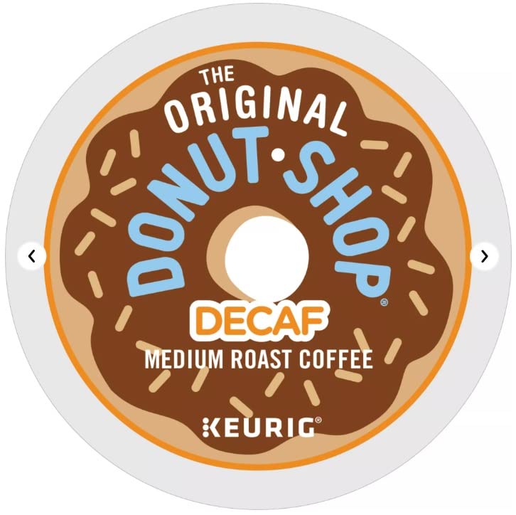 The Original Donut Shop Decaf Coffee K Cups, Medium Roast, Packaging may vary