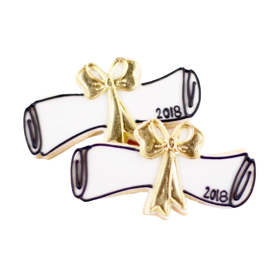 ½ Dz. Diploma Cookies! Educated AF! Congrats! Graduation Themed Party Favors!