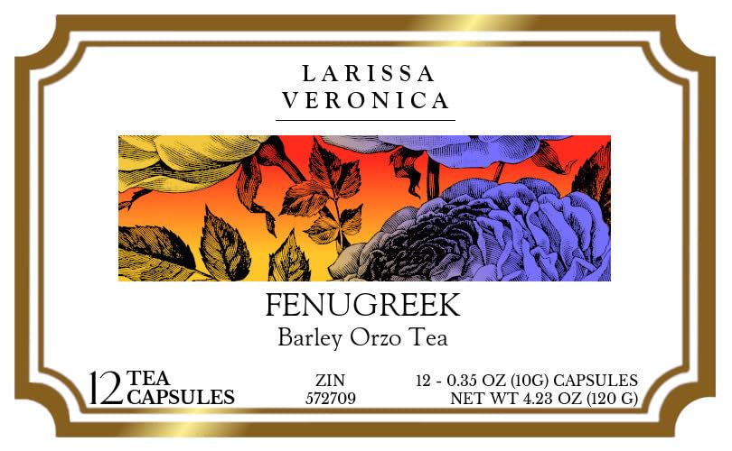 Fenugreek Barley Orzo Tea (Single Serve K-Cup Pods) (12 pods, ZIN: 572709) - 3 Pack