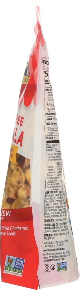 Bakery On Main Gluten Free Non GMO Granola, Cranberry Cashew, 11 Ounce