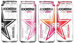 Rockstar Pure Zero Energy Drink Variety- Silver Ice, Pure Zero Punched,#TMGS, Watermelon - 16fl.oz. (Pack of 16)