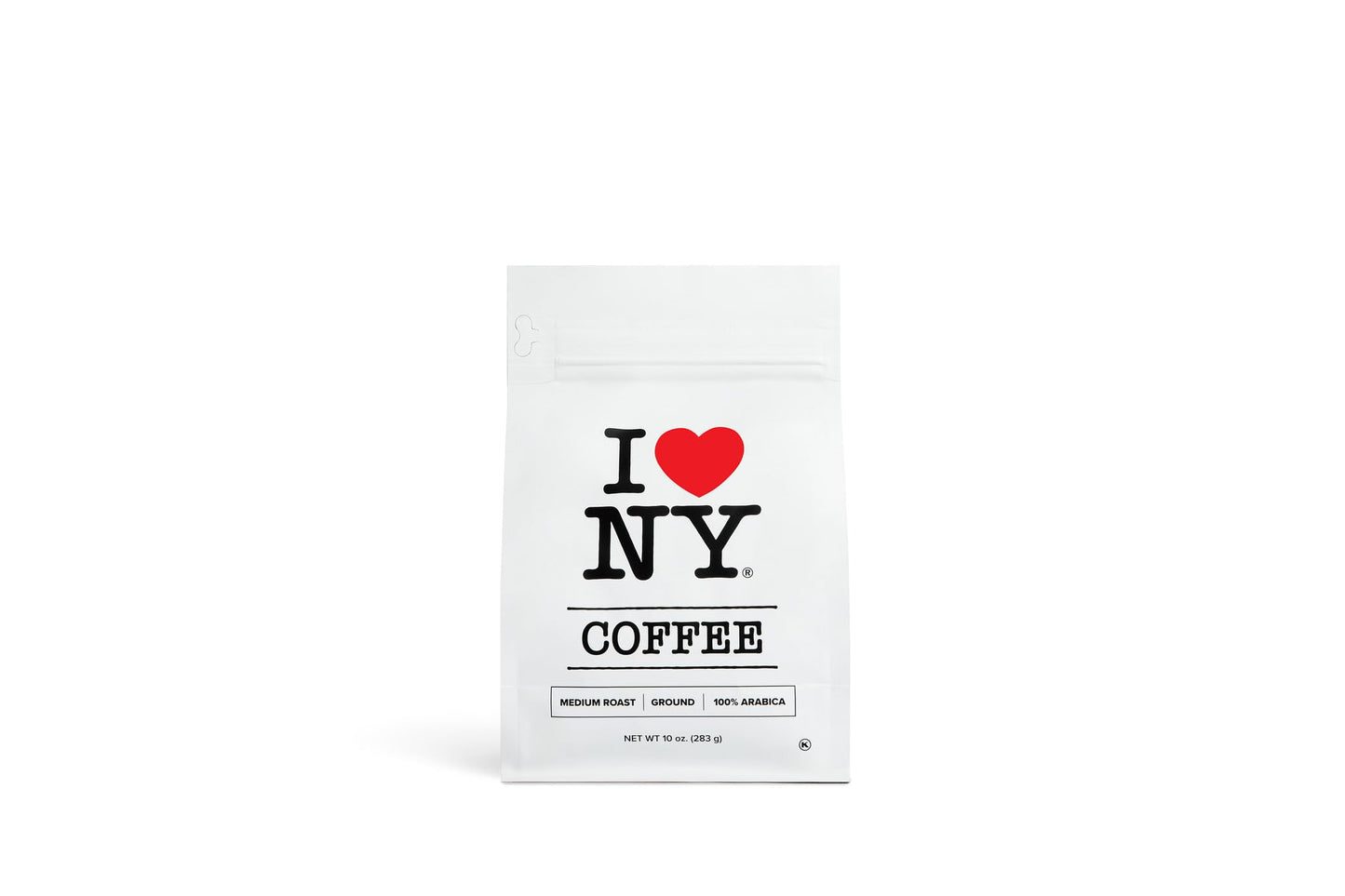 I LOVE NY Coffee, Medium Roast, Ground, 10 oz Bag, Officially Licensed