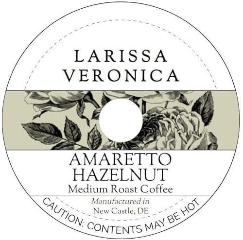 Amaretto Hazelnut Medium Roast Coffee (Single Serve K-Cup Pods) (Gourmet, Naturally Flavored, Whole Coffee Beans) (12 pods, ZIN: 571144) - 3 Pack