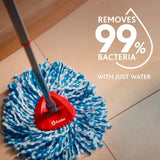 O-Cedar EasyWring RinseClean Spin Mop Microfiber Refill, 1-Pack, Blue