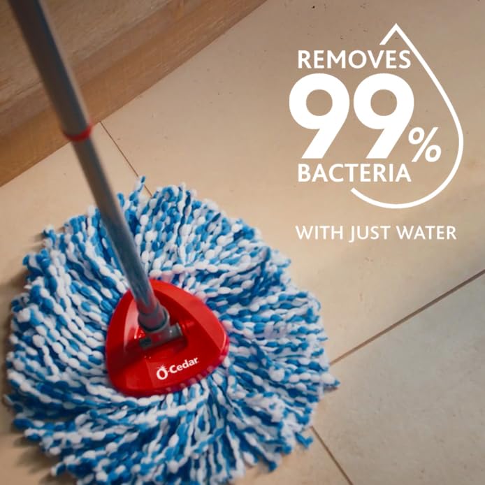 O-Cedar RinseClean Spin Mop Microfiber Refill, 1 CT (Pack of 3)