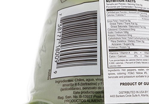 Picamas Green Hot Sauce 16oz - Salsa Picante Verde (Pack of 3)