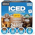 The Original Donut Shop® K-Cup Iced Duos Cookies and Caramel Coffee - Compatible with Keurig Brewer - Medium - 24 / Box