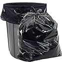 Aluf Plastics Heavy Duty 55 Gallon Trash Bags - (Value 50 Pack) - 1.5 MIL equivalent Industrial Strength Plastic 35" x 55" for 50-55 Gal Cans -Fits