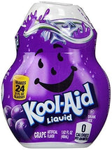 Kool-Aid Liquid Drink Mix Duo for Sugar Free Flavored Hydration, Water Flavoring, Beverage Mixing and Drink Enhancer, Tropical Punch and Grape, 1.62