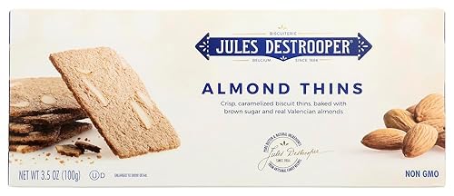 Jules Destrooper Almond Thins (100g) - Pack of 6