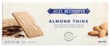 Jules Destrooper Almond Thins (100g) - Pack of 6