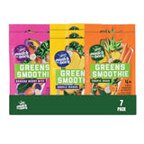 Switchback Whole Food Greens Smoothie Powder Mix (7-Pack) | No Algae Greens Taste for Picky Eaters | No Added Sugar | Clump-Free | Energy, Gut