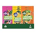 Switchback Whole Food Greens Smoothie Powder Mix (7-Pack) | No Algae Greens Taste for Picky Eaters | No Added Sugar | Clump-Free | Energy, Gut