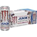 Monster Energy Juice Strawberry Lemonade, Energy + Juice, Energy Drink, 16 Ounce (Pack of 15)