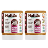 NuttZo Organic Power Fuel 7 Nuts and Seeds Butter, Crunchy, Paleo and Keto Friendly, Peanut and Gluten Free, Vegan, Kosher, No Added Sugar or Oil, 12