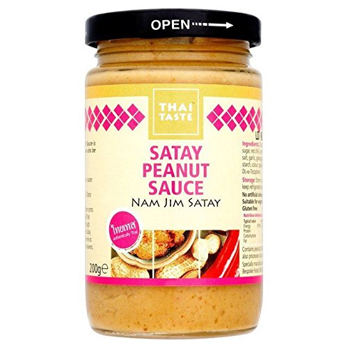 Thai Taste Satay Peanut Sauce 200ml - Pack of 2