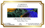 Orange Fennel Yerba Mate Tea (Single Serve K-Cup Pods) (12 pods, ZIN: 577590) - 3 Pack