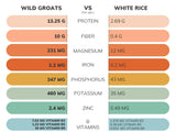 WILD GROATS Organic Raw Buckwheat - Grown in USA, Sproutable Seeds, 16 Oz. Gluten Free, Hulled, Vegan Complete Protein, Whole Grain, Non-GMO | For Sprouting, Flour, Cereal, Porridge, Cooking