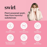 Swirl Natural Laundry Detergent Liquid for Delicates - Non-Toxic Laundry Detergent, Underwear Washing Detergents, Delicate Laundry-Detergents, High