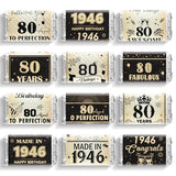 Hokinaa 80th Birthday Party Decorations - 100 Pcs Happy Back in 1946 Decor
