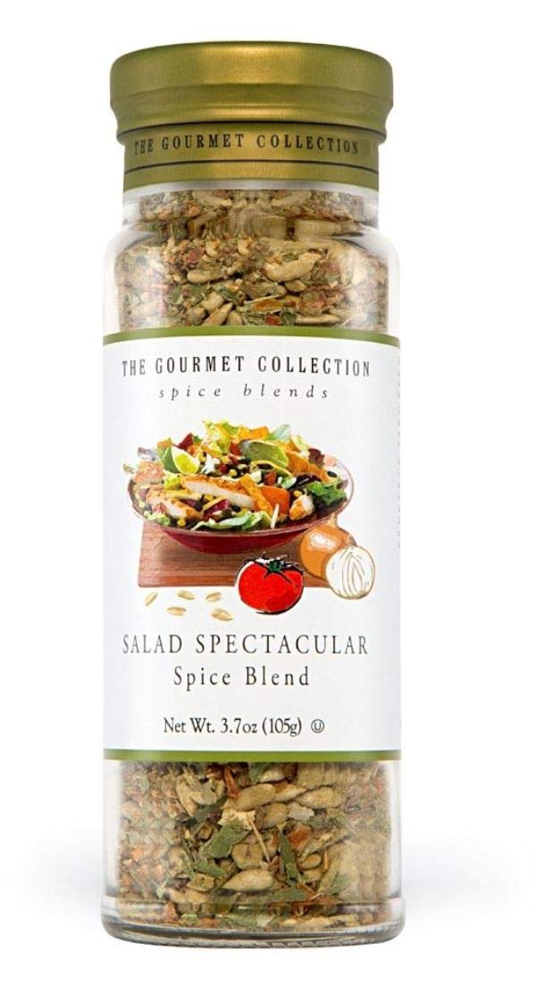 The Gourmet Collection Salad Spectacular Seasoning Blend - Great for Salad Dressing Mix, Asian Stir Fry, Vegetables - 12 Herbs & Spices - 5.5 oz