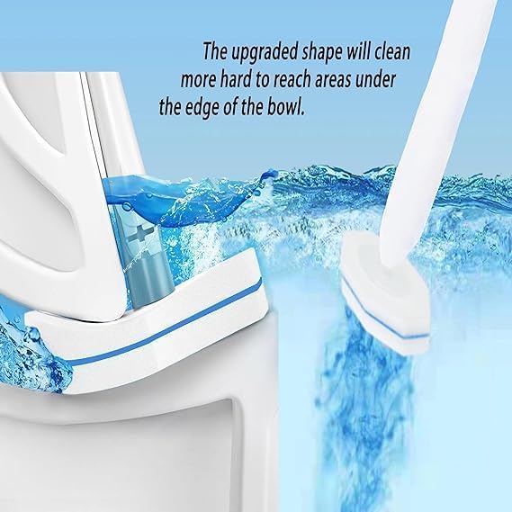 50 Count Toilet Brush Heads Compatible Most Wand Refills